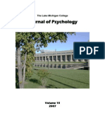 Journal of Psychology: The Lake Michigan College