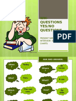 WH-Questions Yes/No Questions: Present Simple Interview (Pair Work) Charts