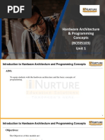 Introduction To Hardware Architectures