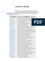 Principais Comandos MySQL