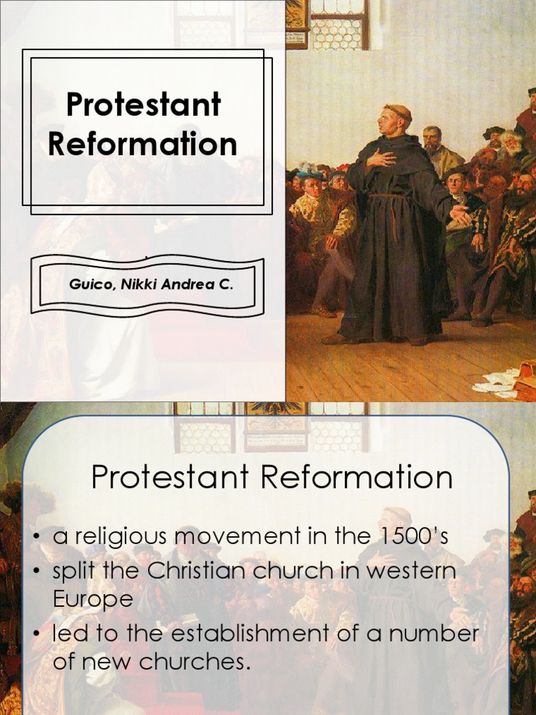 Causes of the Protestant Reformation | PDF | Religion & Spirituality
