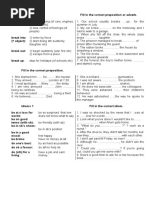 Key Word Transformation Exercises | PDF | Leisure