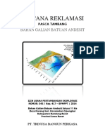 Rencana Reklamasi Penambangan Batuan and PDF