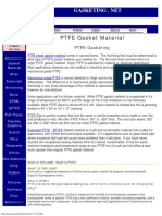 PTFE Gasket Material: Gasketing - Net