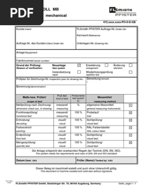 Form 593c Po D Gb Vorlage Prufprotokoll Pdf