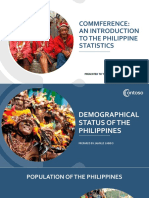 Commference: An Introduction To The Philippine Statistics: Presented To You By: Conference 1, Bsma 1-2