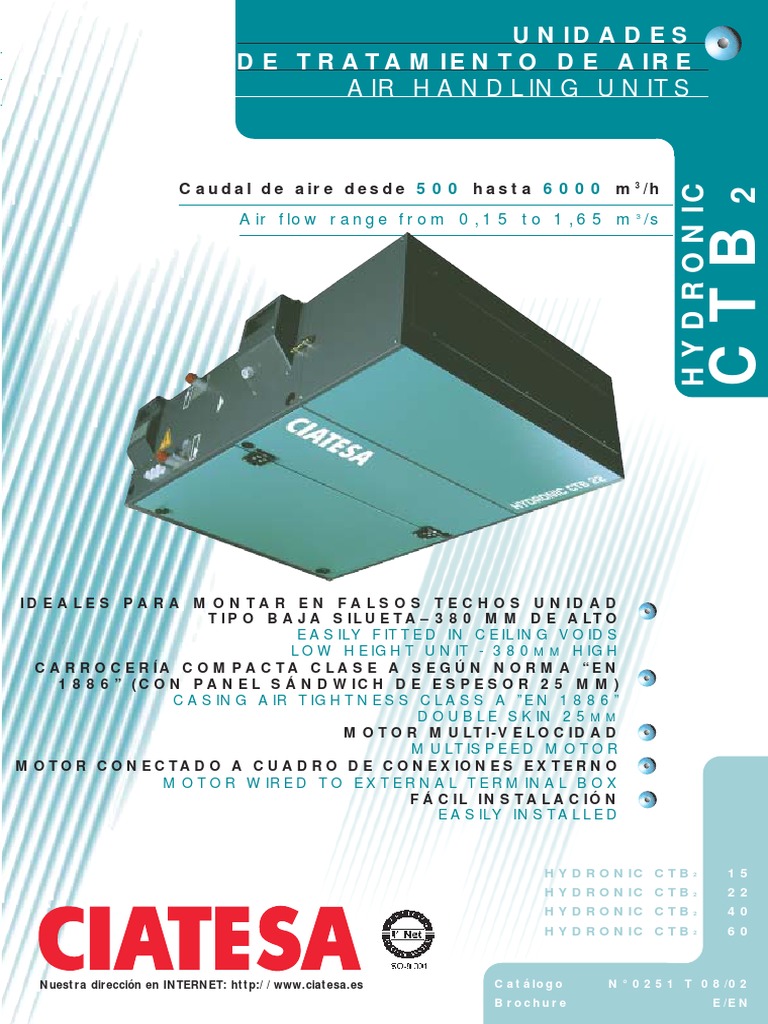 Ciatesa Ctb2 MT | PDF | Transferencia de calor | Cantidad