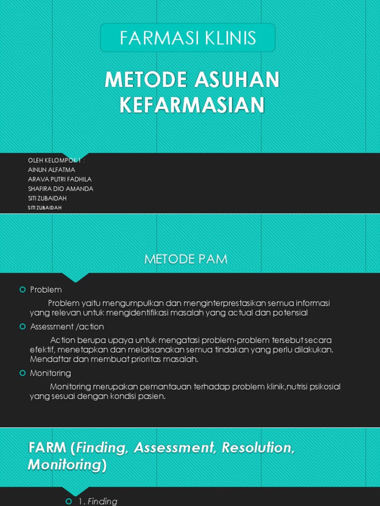Metode Asuhan Kefarmasian Soap | PDF