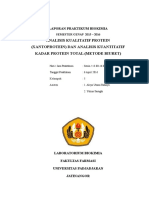 Analisis Kualitatif Protein