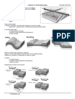 Rock Deformation Types and Structures Handout