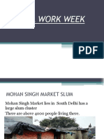 Social Work Week: Issues Faced in Mohan Singh Market Slum
