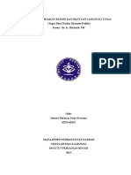 Analisis Kebijakan Raskin Dan Bantuan Langsung Tunai (Tugas Mata Kuliah Ekonomi Publik) Dosen: Dr. Ir. Harianto, MS
