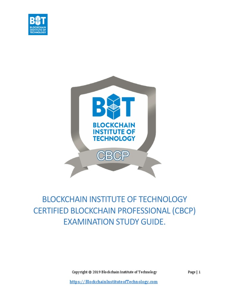 Bit CBCP Study Guide h1 2019 | PDF | Cryptocurrency | Bitcoin