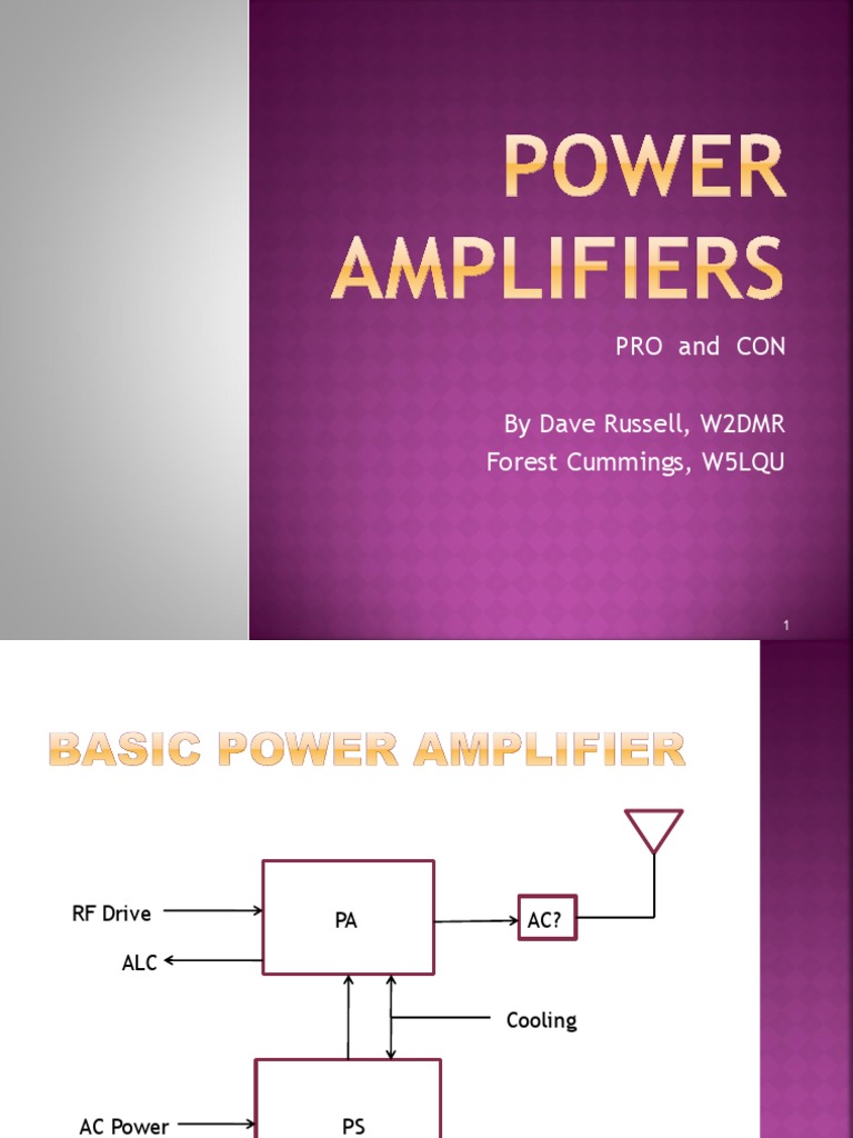 Power Amplifiers PDF Amplifier Electronic Circuits
