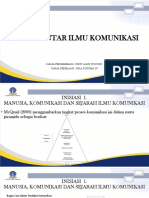 Pengantar Ilmu Komunikasi Inisiasi 1