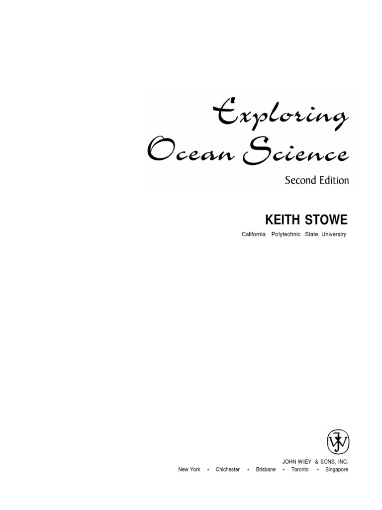 Exploring Ocean Science PDF | PDF | Longitude | Latitude