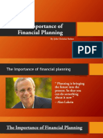 The Importance of Financial Planning