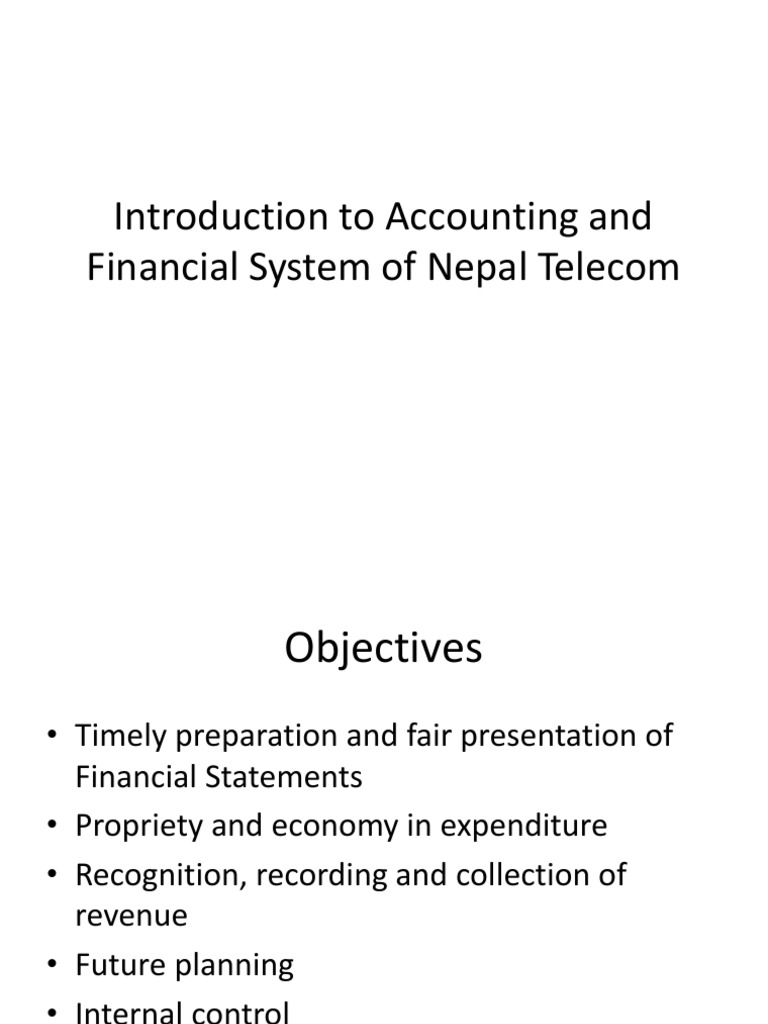Nepal Telecom Accounting Overview | PDF | Finance & Money Management