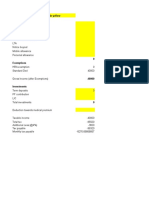 Input To Be Provided in The Cells in Yellow