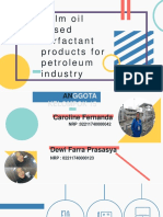 Palm Oil Based Surfactant Products For Petroleum Industry