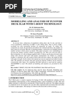 Modelling and Analysis of Flyover Deck Slab With U-Boot Technology