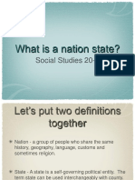 Lesson 4 - What is a Nation State