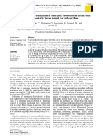 Formulation and Characterization of Emergency Food Based On Instan Corn Flour Supplemented by Instan Tempeh (Or Soybean) Flour