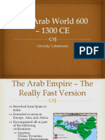 The Arab World 600 - 1300 CE