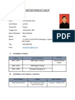 Daftar Riwayat Hidup PDF