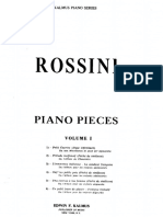 Rossini Piano Pieces Volume 1