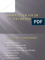 Animales en Via de Extinción