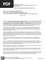 Decisão da desembargadora Maria de Lourdes Abreu