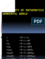 The Beauty If Mathematics