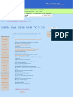 Chemical Seminar Topics, New Chemical Eng