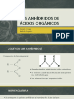 Anhídridos de ácidos orgánicos