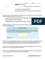 Conditional Probability: Guide Notes