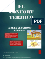 El Confort Termico