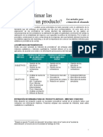 MEtodos de Estimación de La Demanda