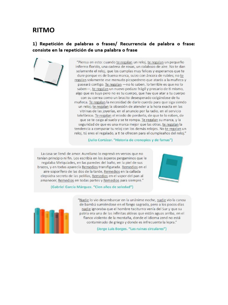 Generar Ritmo Con Oraciones TTEE | PDF | Artes del Lenguaje y Comunicación