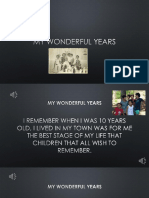 My Wonderful Years
