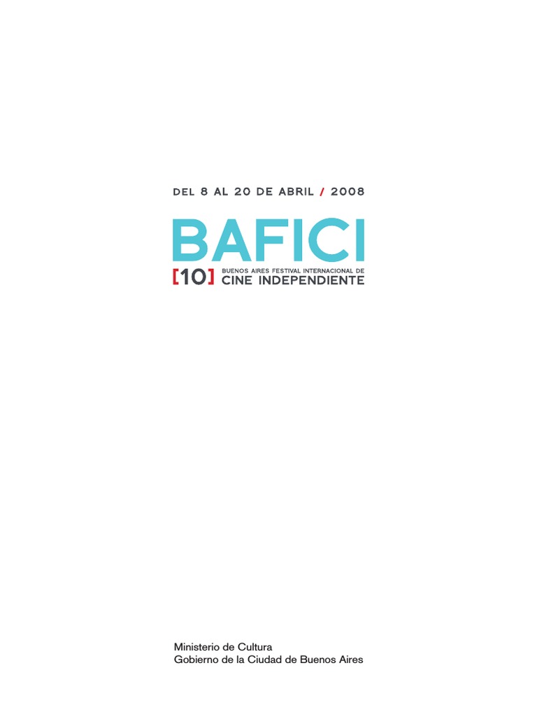 10BAFICI Catalogo PDF PDF Cine Ocio