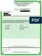 Ga PSC License Portfolio