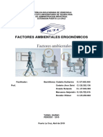 Factores Ambientales Ergonomicos