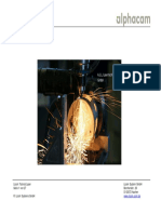 AlphaCAM Tutorial Laser