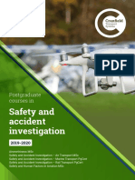 Safety and Accident Investigation Postgraduate Courses Brochure