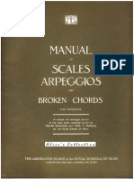 Manual of Scales Arpeggios Broken Chords Piano