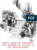 Breve Bosquejo Historico Del Senorio de Villena PDF