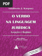 O Verbo na Linguagem Jurídica (Adalberto Kaspary).pdf
