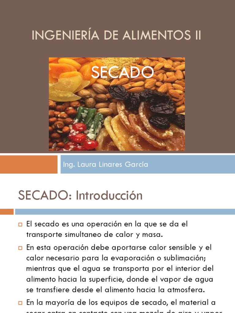 Qué es el secado en alimentos | PDF | Humedad | Calor