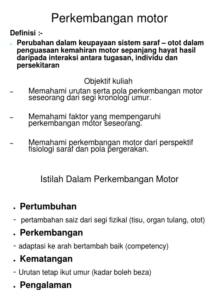 Perkembangan Motor 2 Pdf